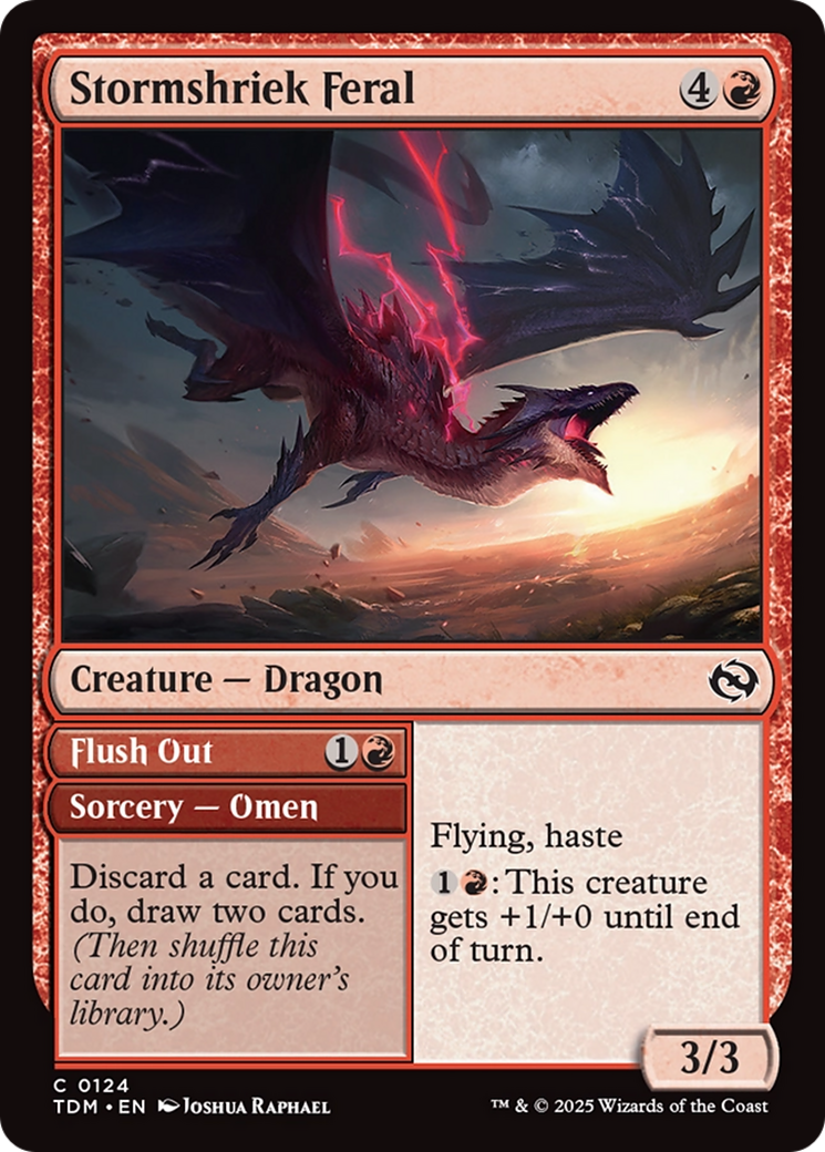 Stormshriek Feral (TDM-124) [Tarkir: Dragonstorm]
