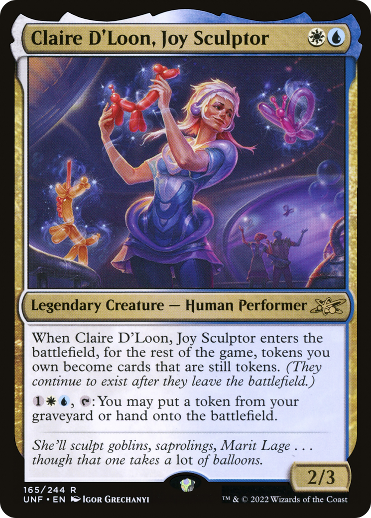 Claire D'Loon, Joy Sculptor (UNF-165) [Unfinity]