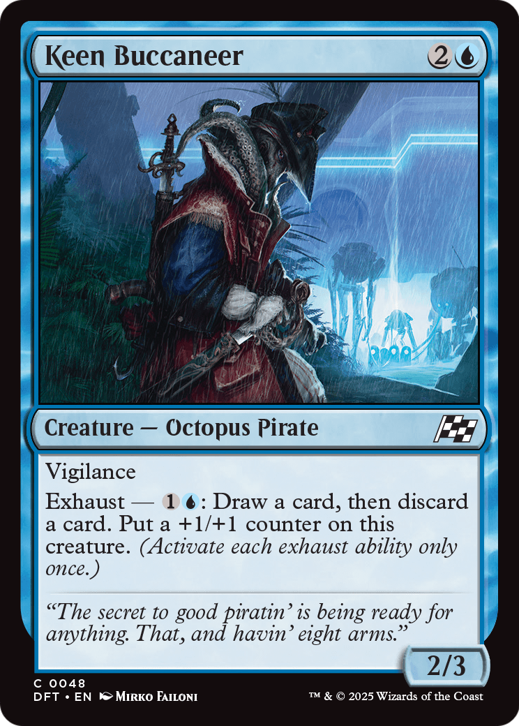 Keen Buccaneer (DFT-048) [Aetherdrift] Foil