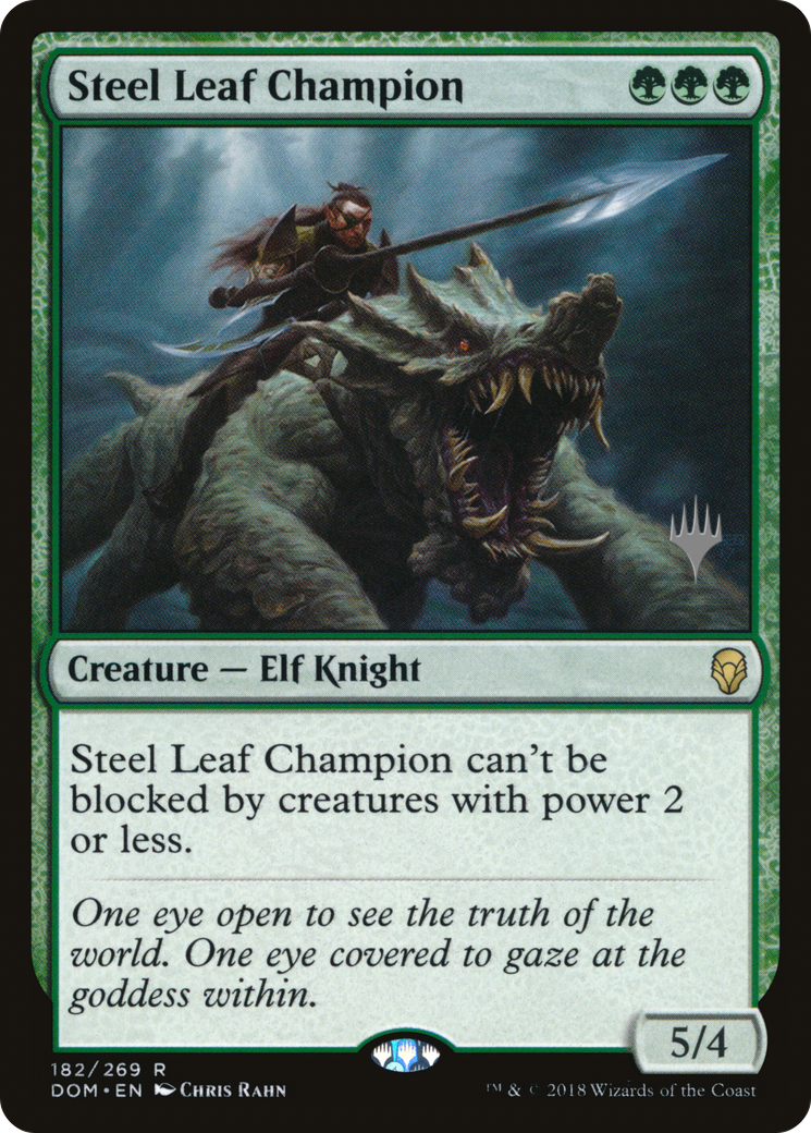 Steel Leaf Champion (PPM20-182) [Promo Pack: Dominaria Promos]