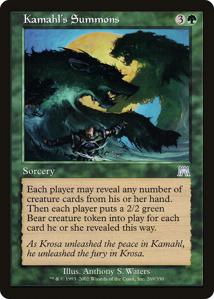 Kamahl's Summons (ONS-269) [Onslaught] Foil