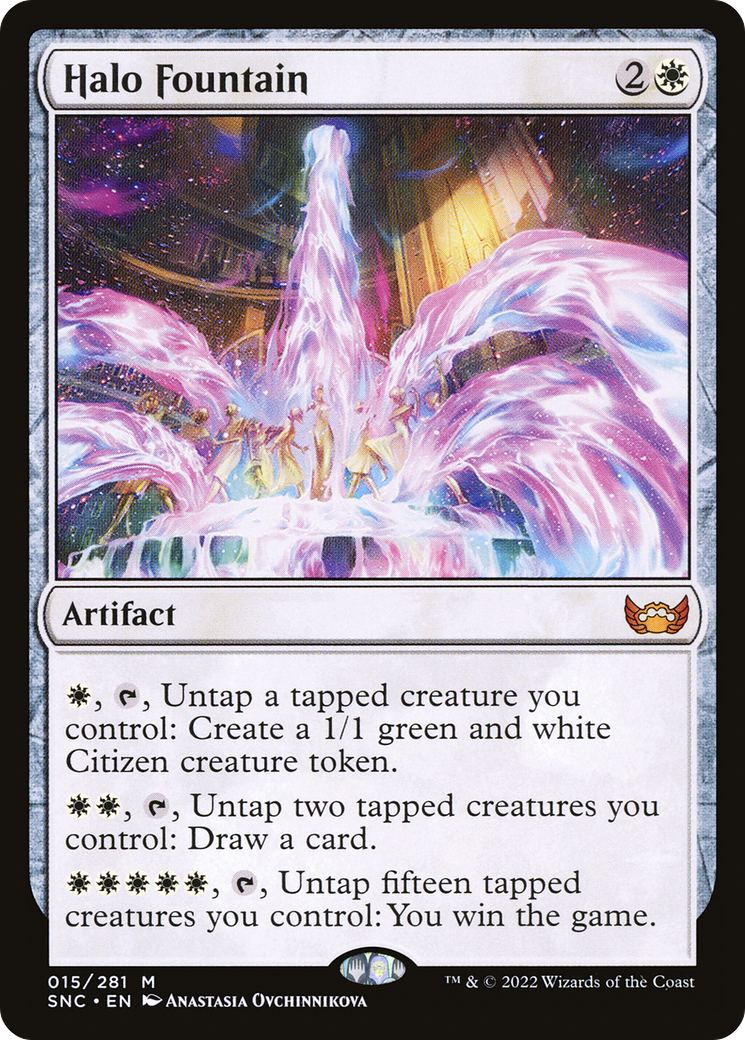 Halo Fountain (SNC-015) [Streets of New Capenna] Foil