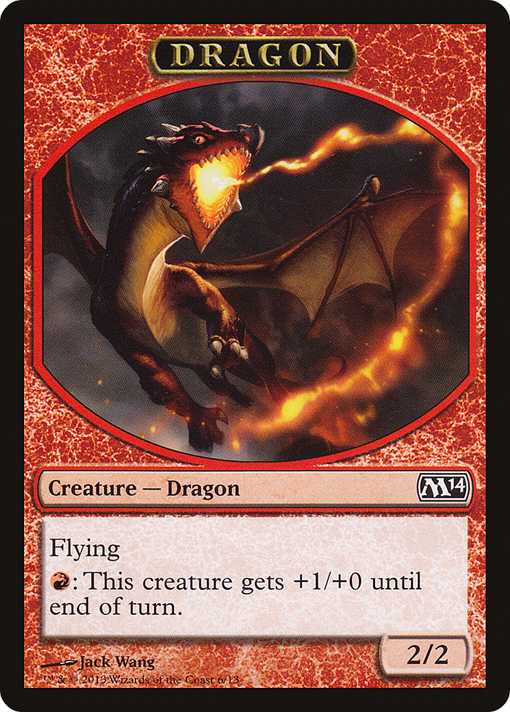 Dragon Token (M14-006) [Magic 2014 Tokens]