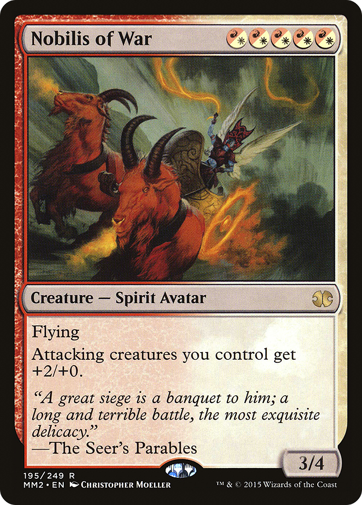 Nobilis of War (MM2-195) [Modern Masters 2015] Foil