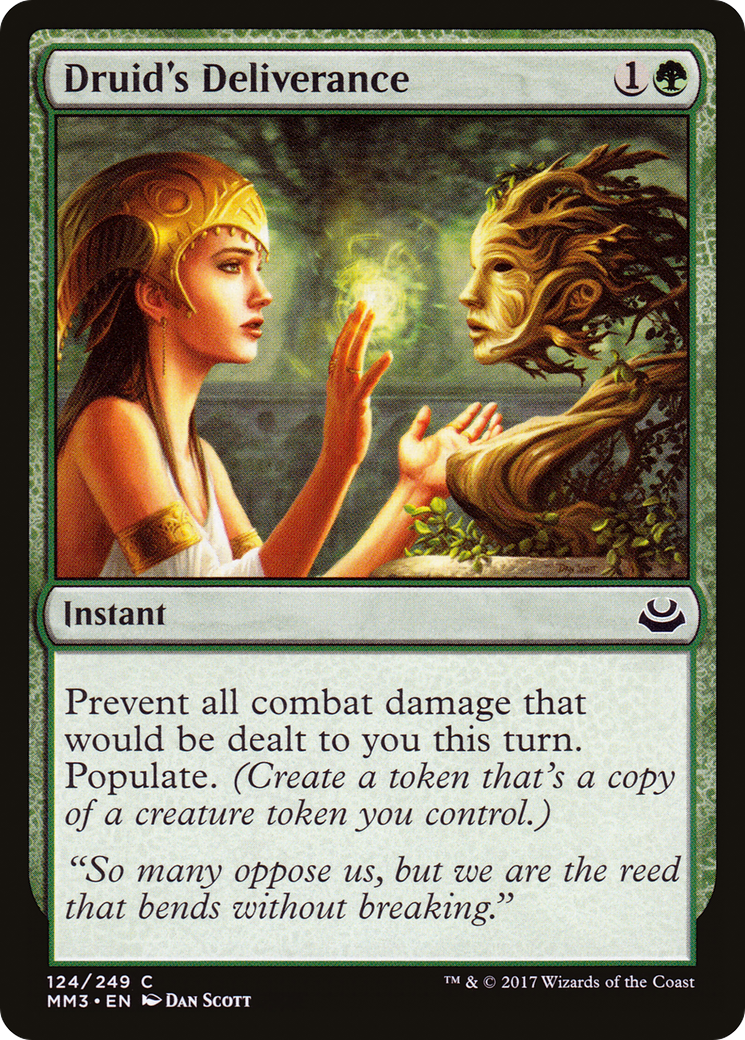 Druid's Deliverance (MM3-124) [Modern Masters 2017]