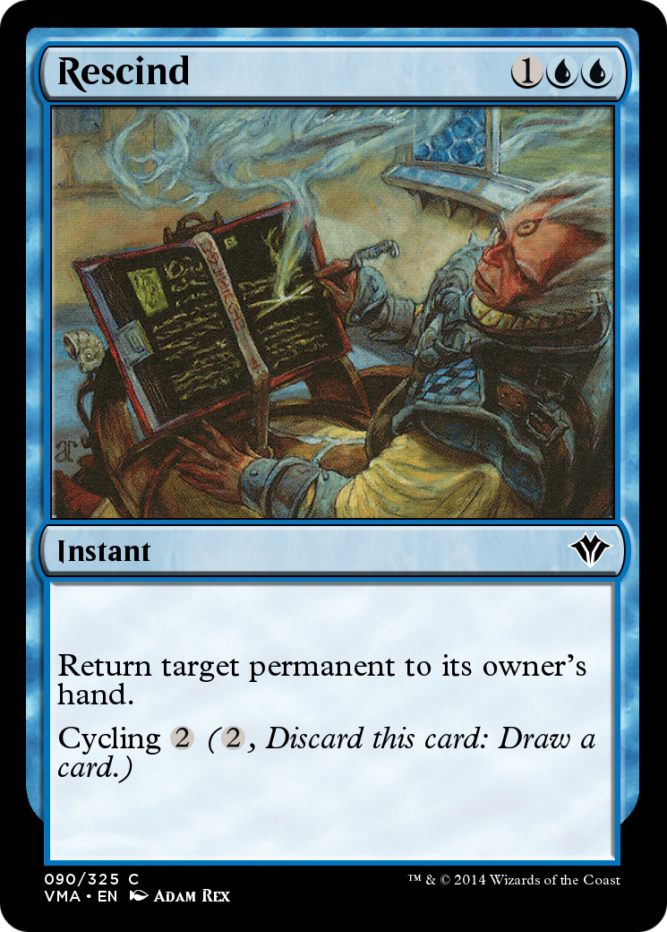 Rescind (VMA-090) [Vintage Masters] Foil