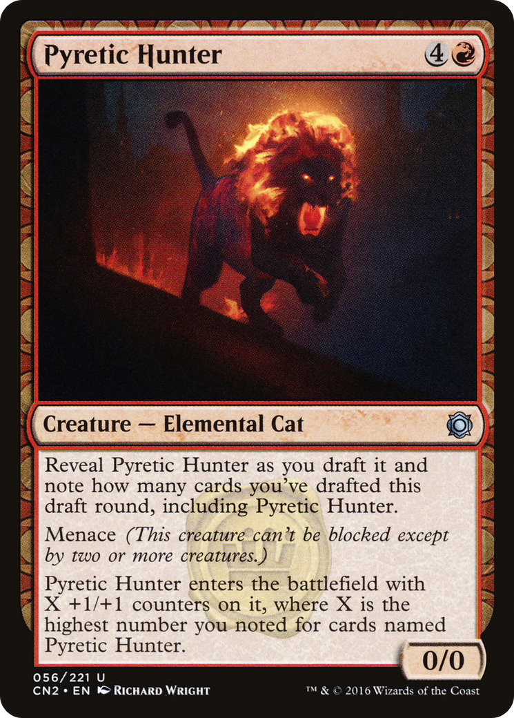 Pyretic Hunter (CN2-056) [Conspiracy: Take the Crown] Foil