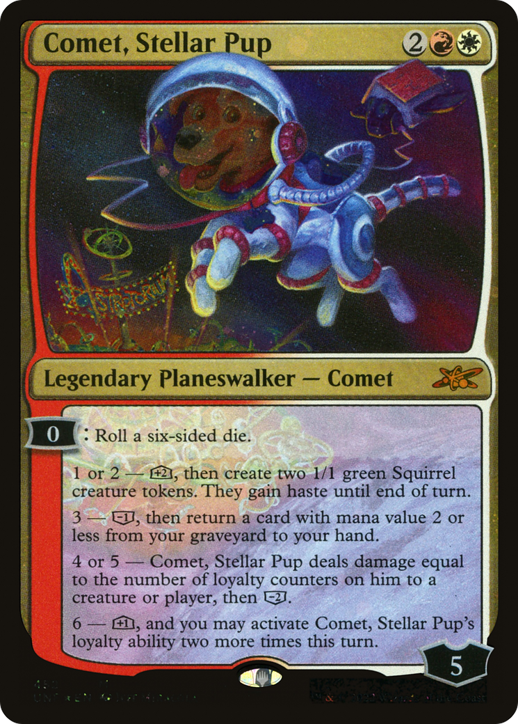 Comet, Stellar Pup (Galaxy Foil) (UNF-452) [Unfinity] Foil