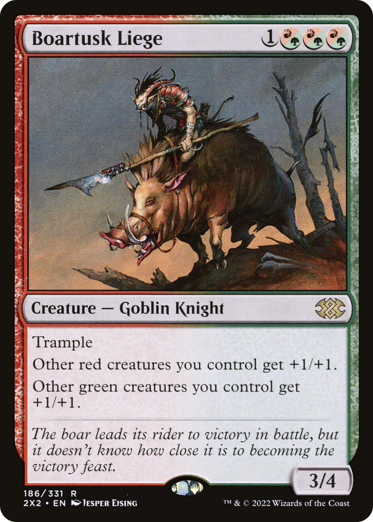 Boartusk Liege (2X2-186) [Double Masters 2022] Foil