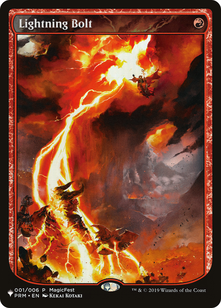 Lightning Bolt (PRM) (LIST-PF19-1) [The List]