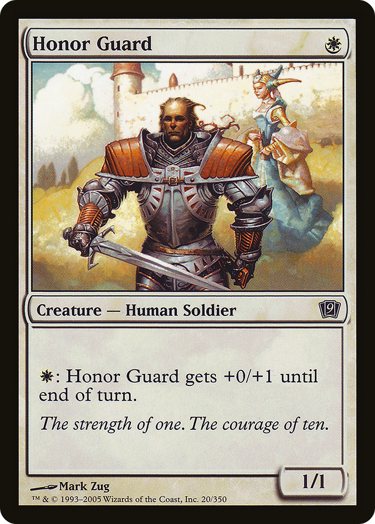 Honor Guard (9ED-020) [9th Edition] Foil