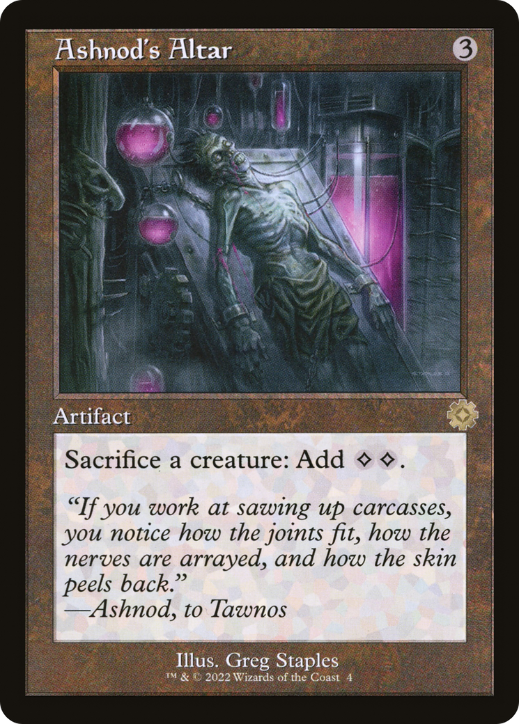 Ashnod's Altar (BRR-004) [The Brothers' War Retro Artifacts] Foil
