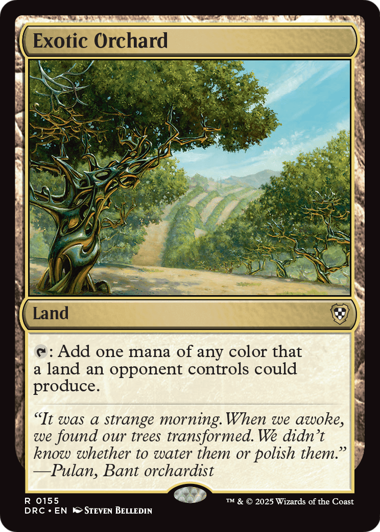 Exotic Orchard (DRC-155) [Commander: Aetherdrift]