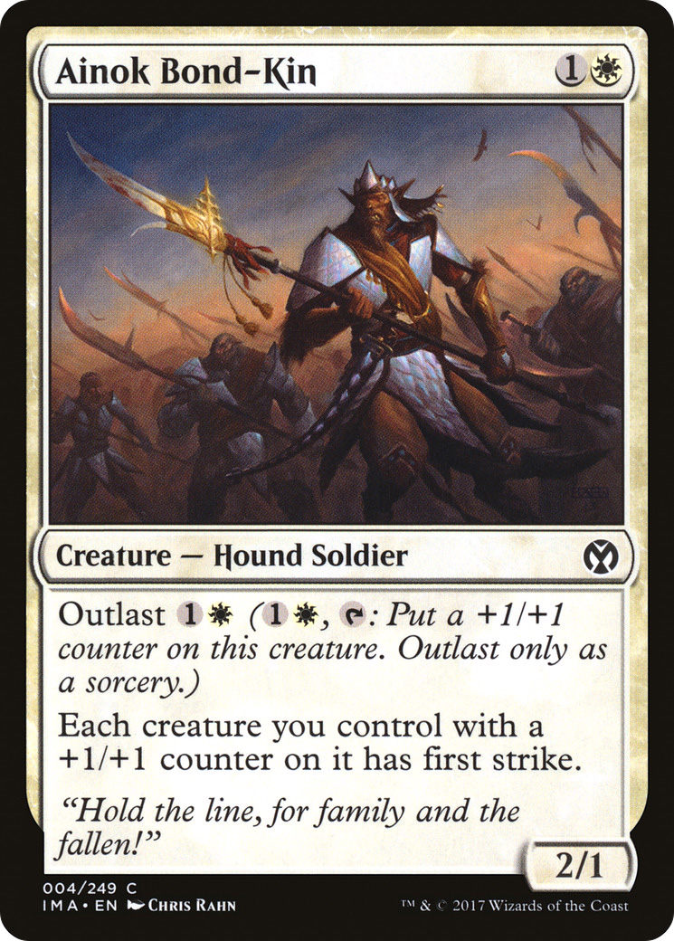 Ainok Bond-Kin (IMA-004) [Iconic Masters] Foil