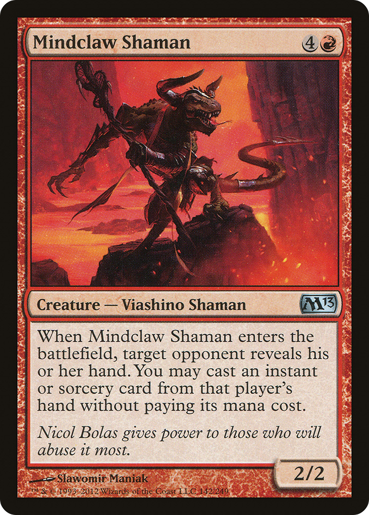 Mindclaw Shaman (M13-142) [Magic 2013] Foil