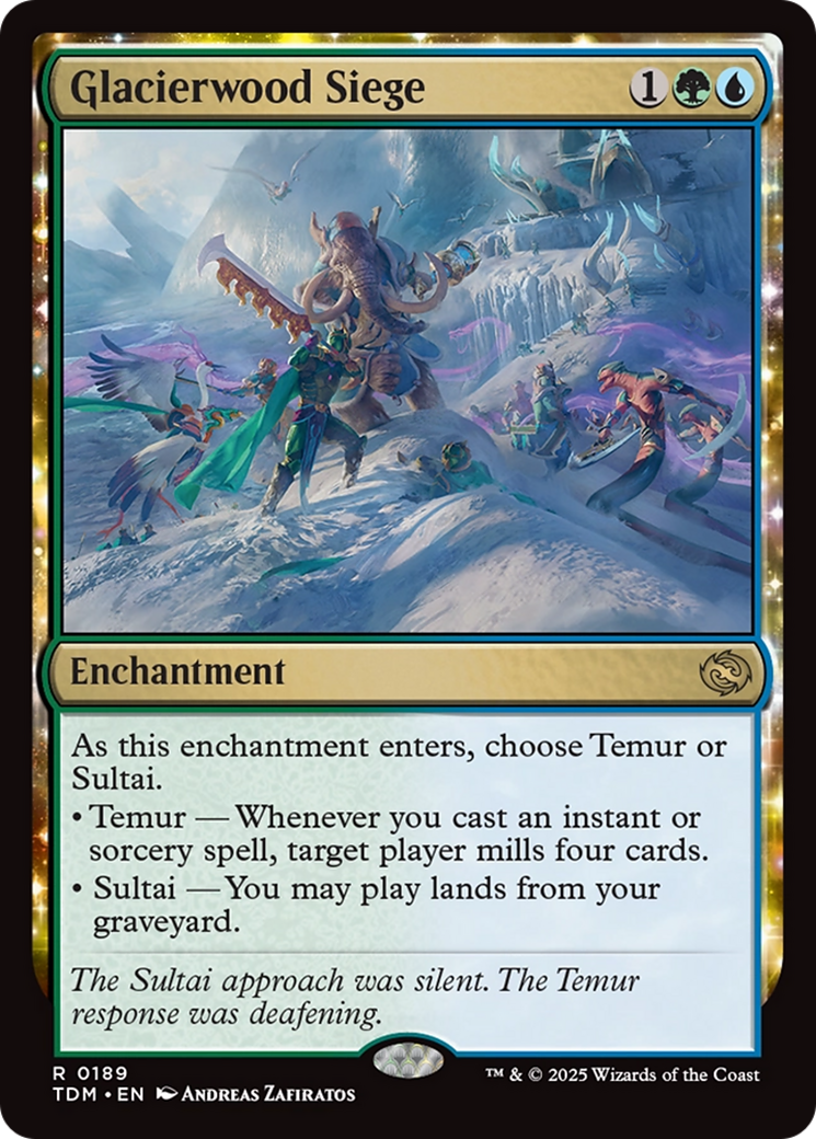 Glacierwood Siege (TDM-189) [Tarkir: Dragonstorm]