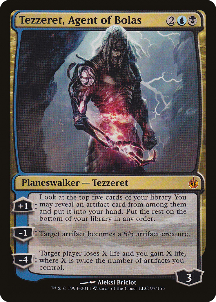 Tezzeret, Agent of Bolas (MBS-097) [Mirrodin Besieged]