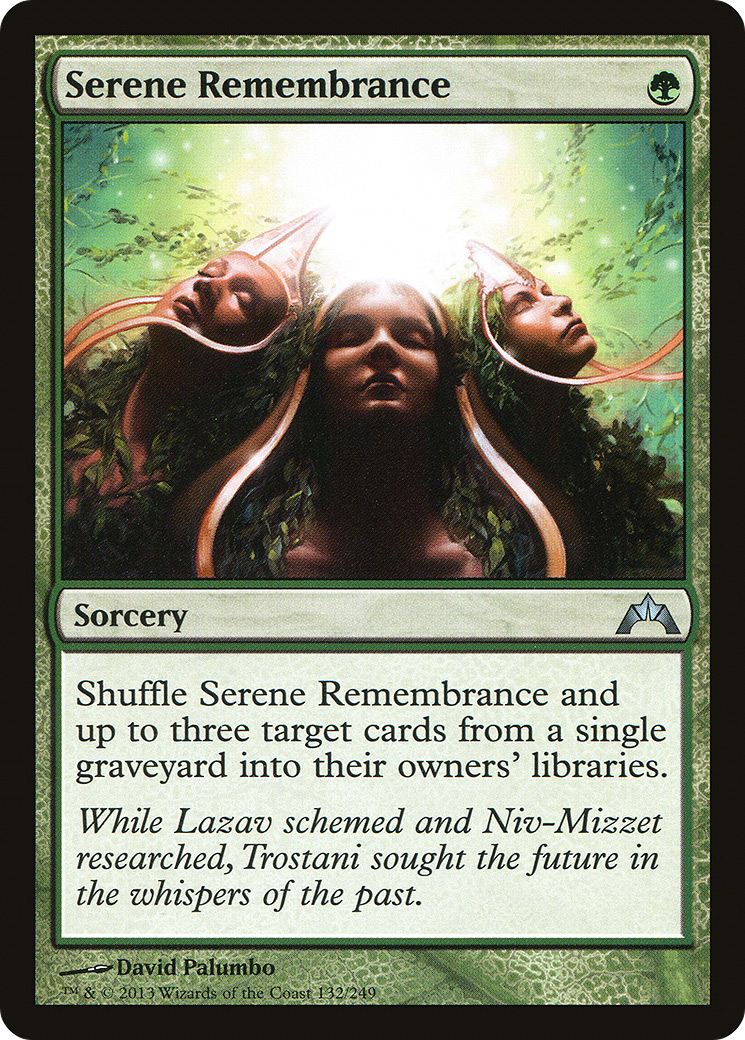 Serene Remembrance (GTC-132) [Gatecrash] Foil