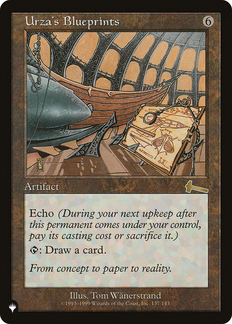 Urza's Blueprints (LIST-ULG-137) [The List]