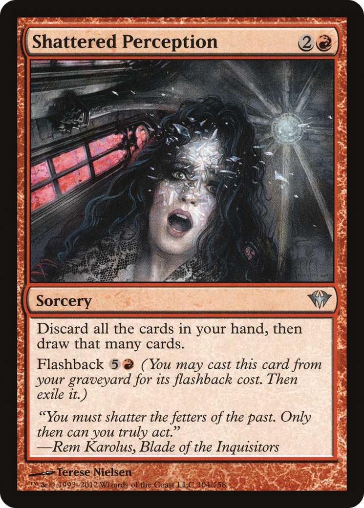 Shattered Perception (DKA-104) [Dark Ascension] Foil
