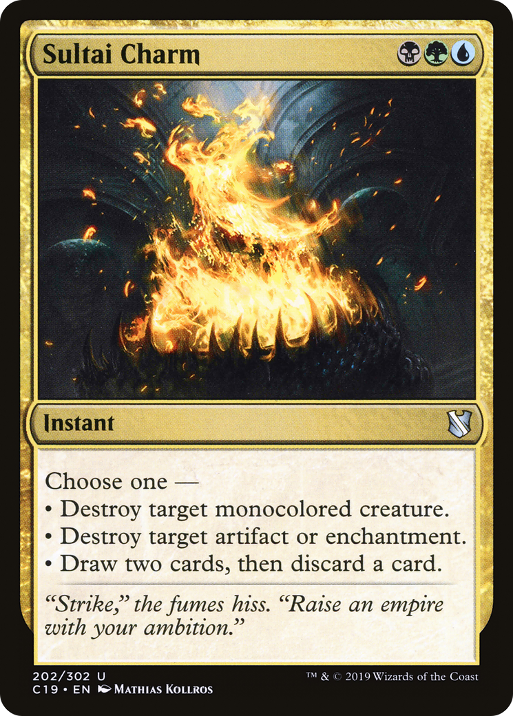 Sultai Charm (C19-202) [Commander 2019]