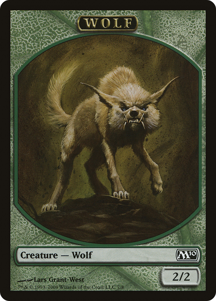 Wolf Token (M10-007) [Magic 2010 Tokens]
