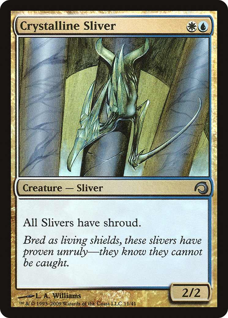 Crystalline Sliver (PDS-011) [Premium Deck Series: Slivers] Foil