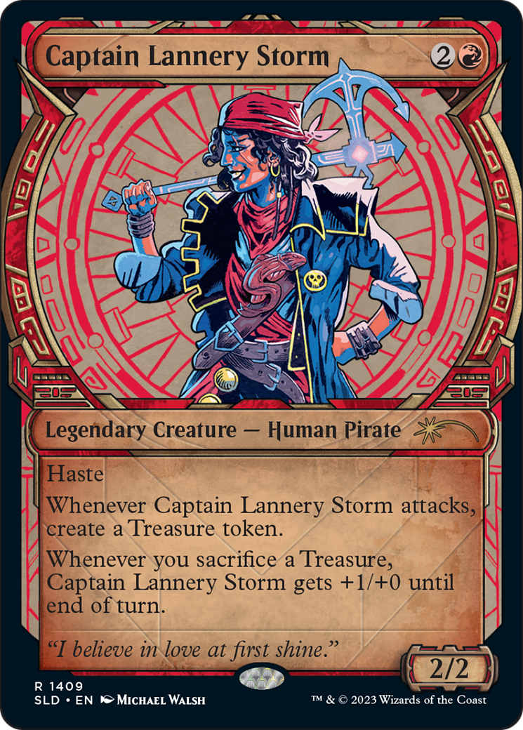Captain Lannery Storm (SLD-1409) (Showcase) [Secret Lair Drop]