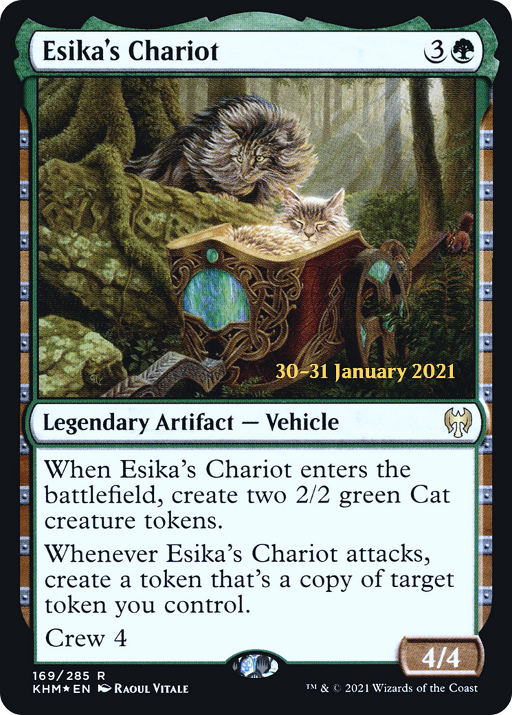 Esika's Chariot (PRE-169S) [Kaldheim Promos] Foil