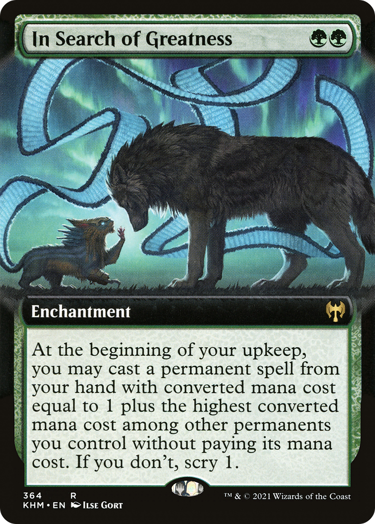 In Search of Greatness (Extended Art) (KHM-364) [Kaldheim] Foil
