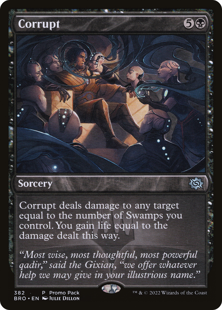 Corrupt (PPBRO-382) [Promo Pack: The Brothers' War] Foil