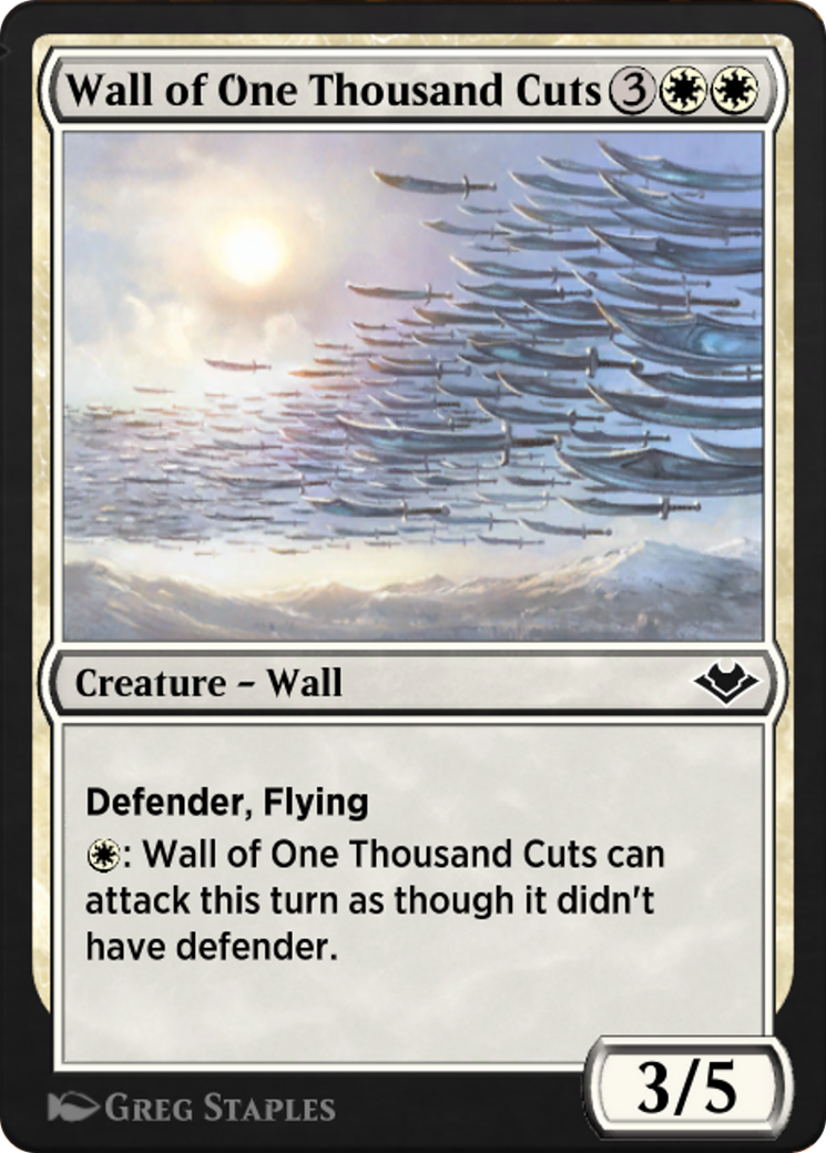 Wall of One Thousand Cuts (J21-157) [Jumpstart: Historic Horizons]