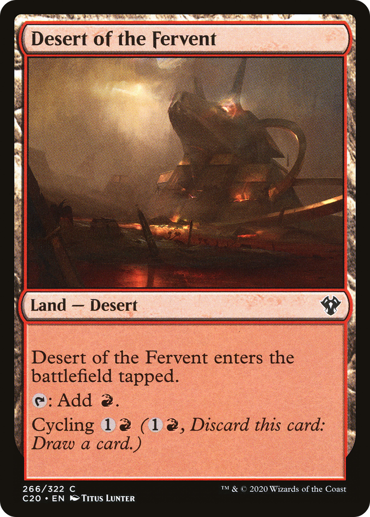 Desert of the Fervent (C20-266) [Commander 2020]