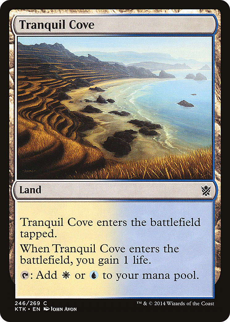 Tranquil Cove (KTK-246) [Khans of Tarkir] Foil