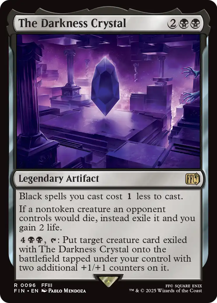 The Darkness Crystal (FIN-096) [FINAL FANTASY] Foil