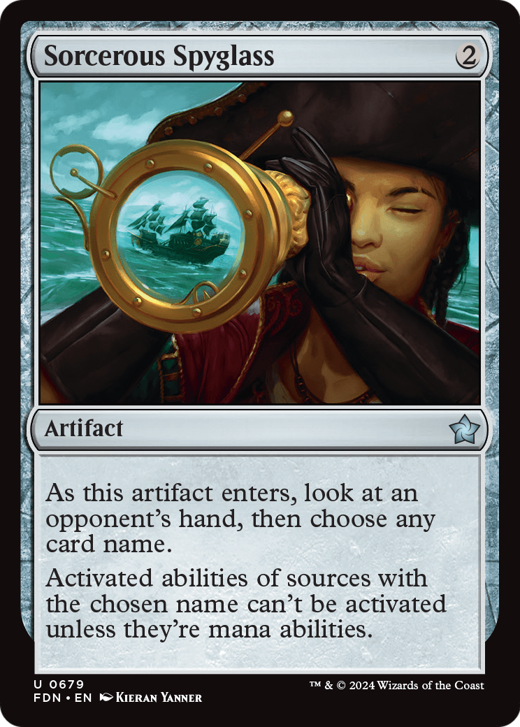 Sorcerous Spyglass (FDN-679) [Foundations]