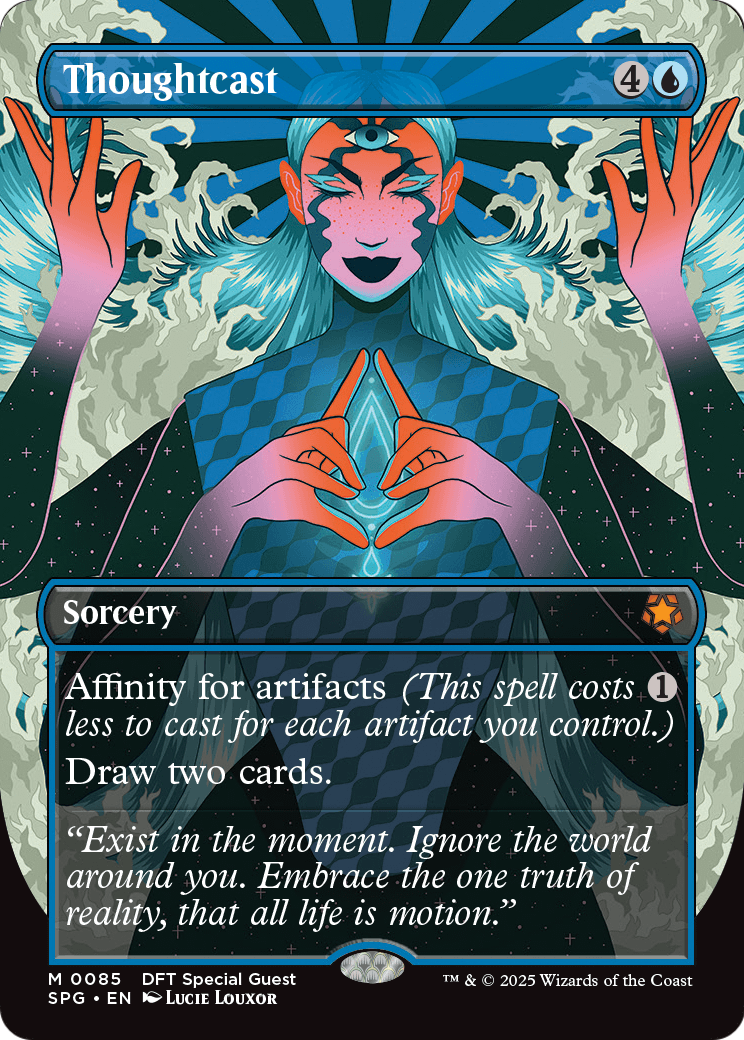 Thoughtcast (Borderless) (SPG-085) [Special Guests] Foil
