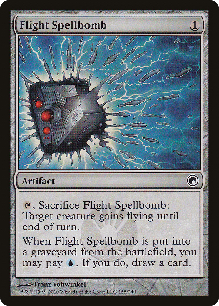 Flight Spellbomb (SOM-155) [Scars of Mirrodin]