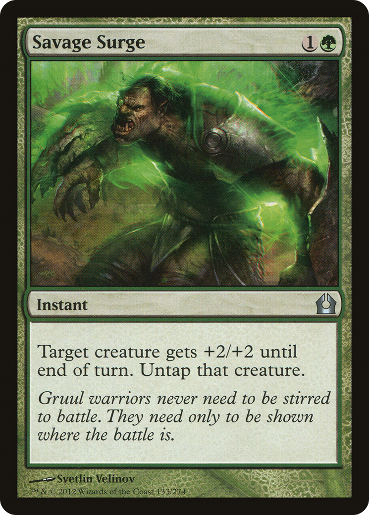 Savage Surge (RTR-133) [Return to Ravnica] Foil