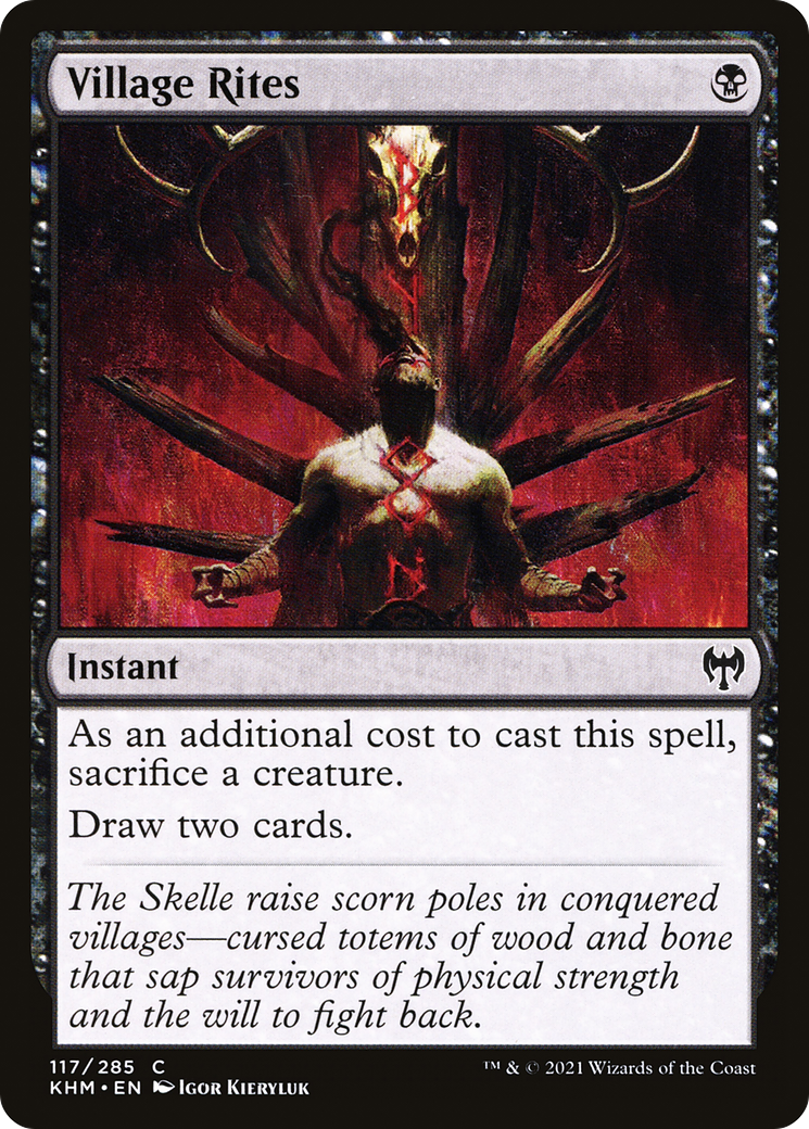 Village Rites (KHM-117) [Kaldheim] Foil