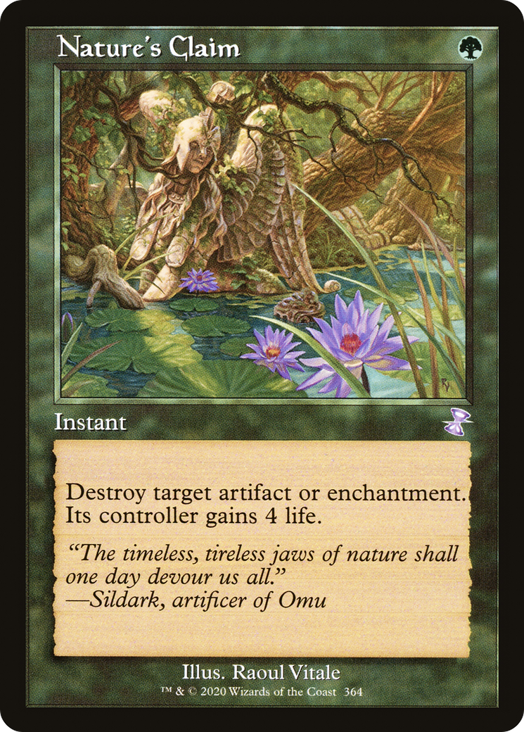 Nature's Claim (TSR-364) [Time Spiral Remastered] Foil
