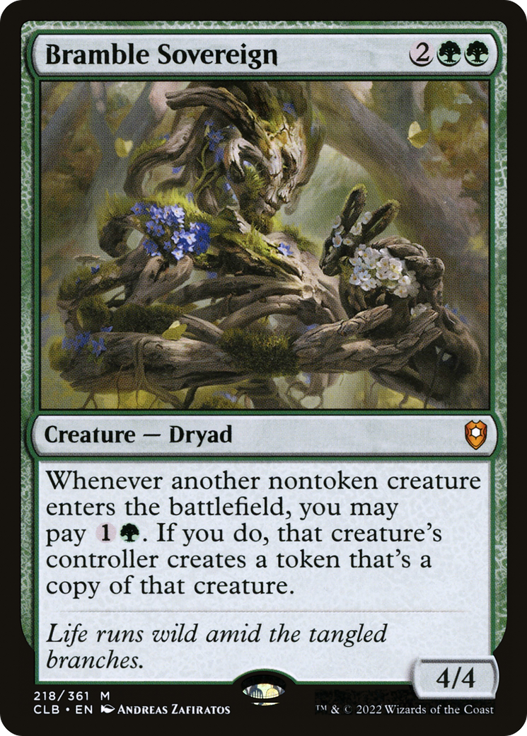 Bramble Sovereign (CLB-218) [Commander Legends: Battle for Baldur's Gate]