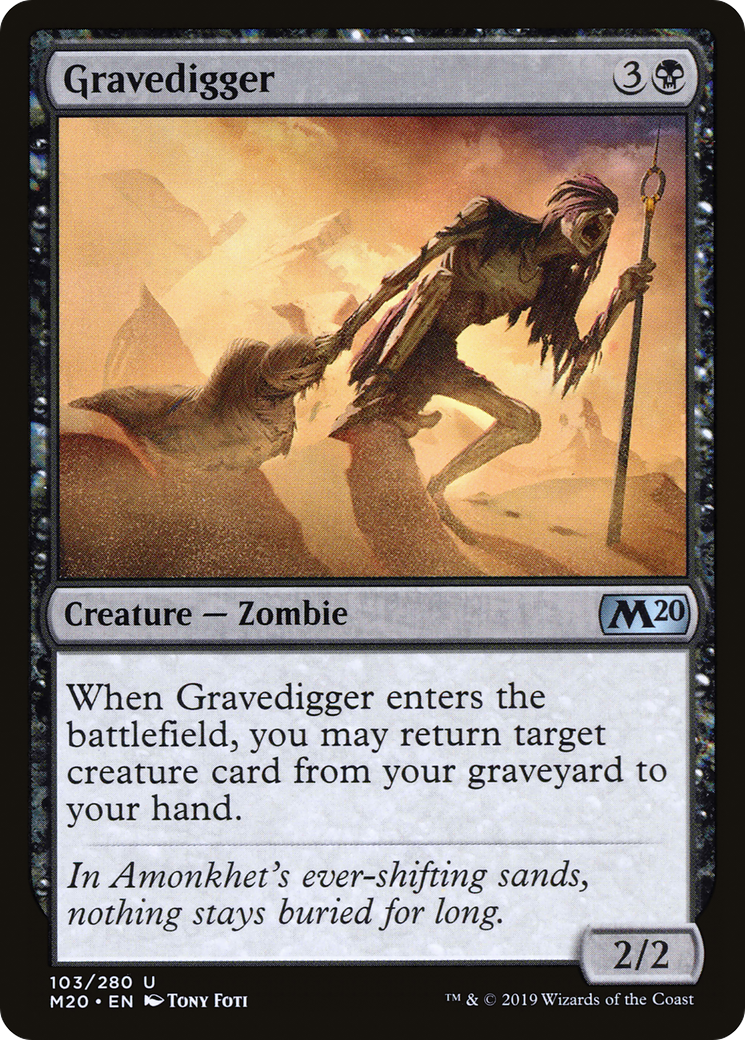 Gravedigger (M20-103) [Core Set 2020] Foil