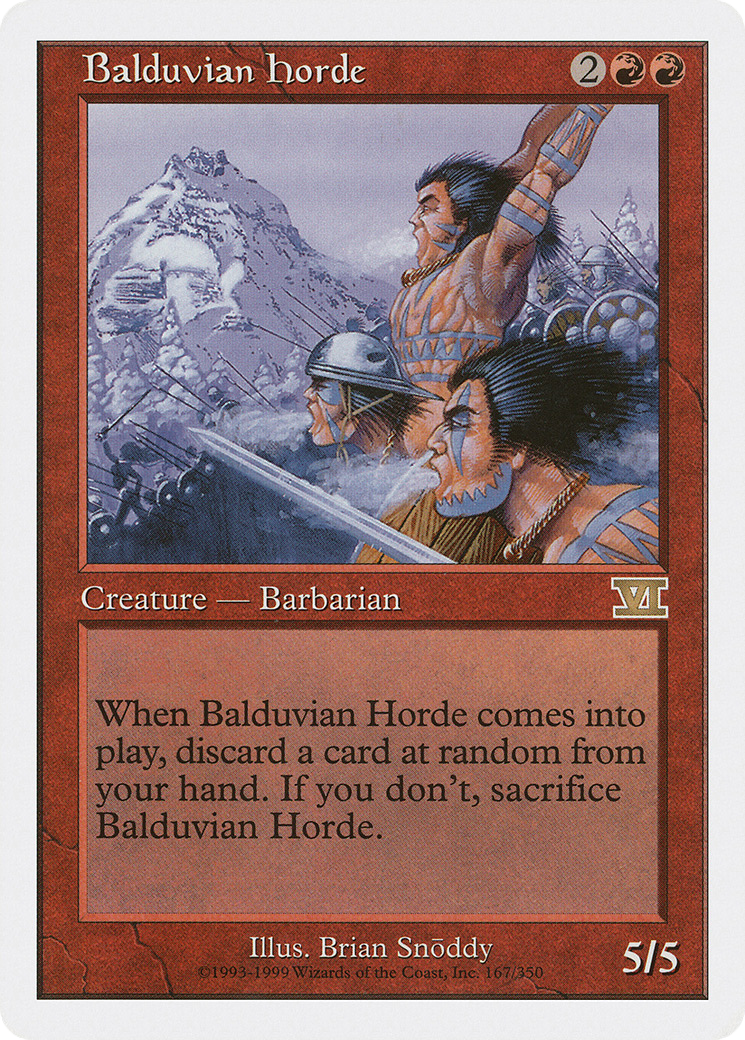 Balduvian Horde (6ED-167) [Classic Sixth Edition]