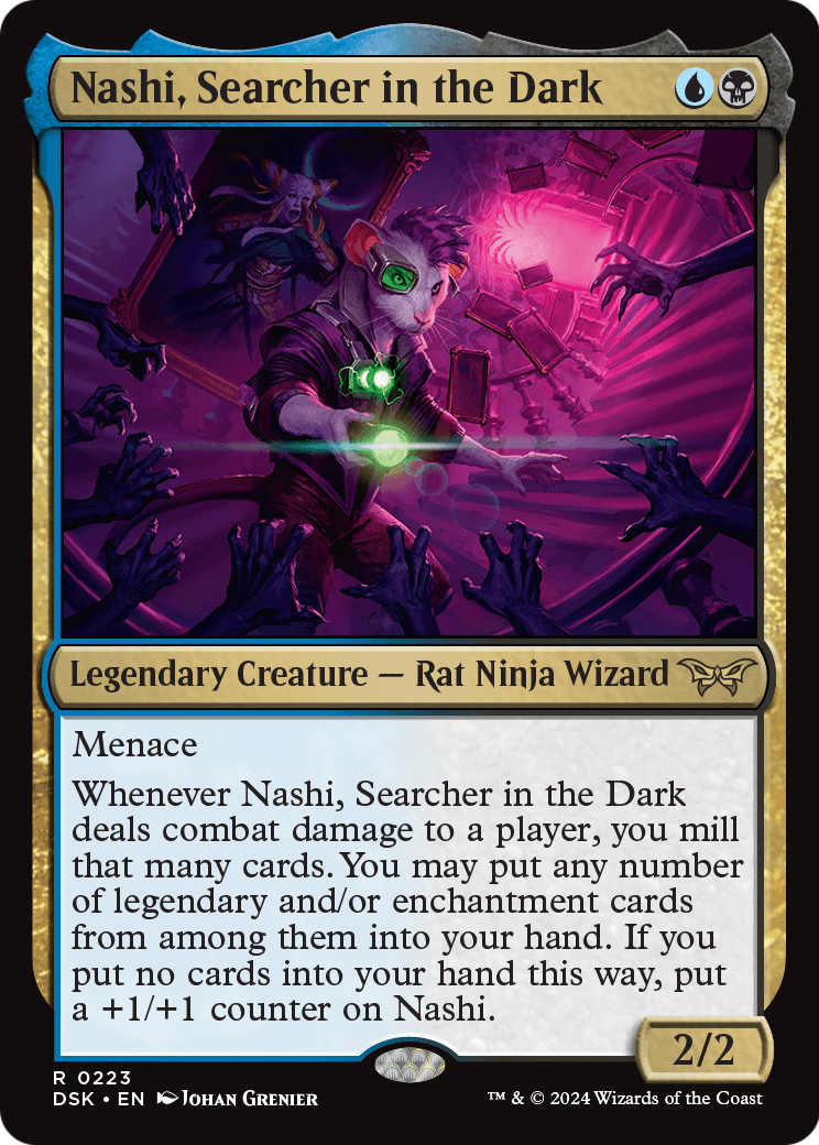 Nashi, Searcher in the Dark (DSK-223) [Duskmourn: House of Horror] Foil