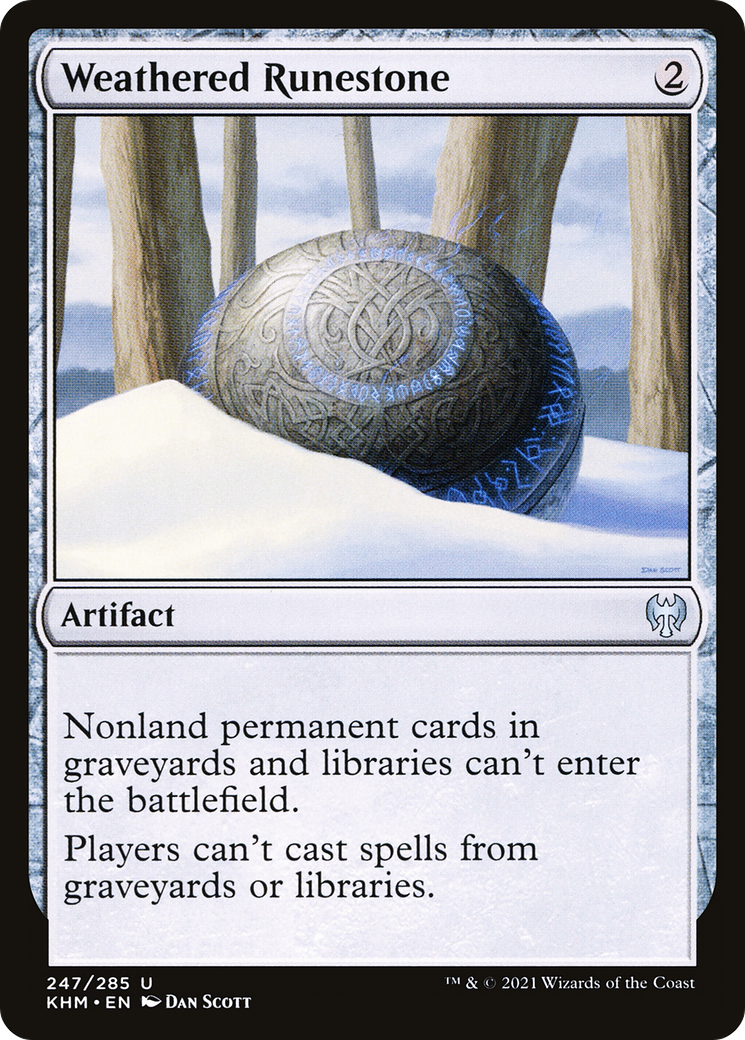 Weathered Runestone (KHM-247) [Kaldheim]