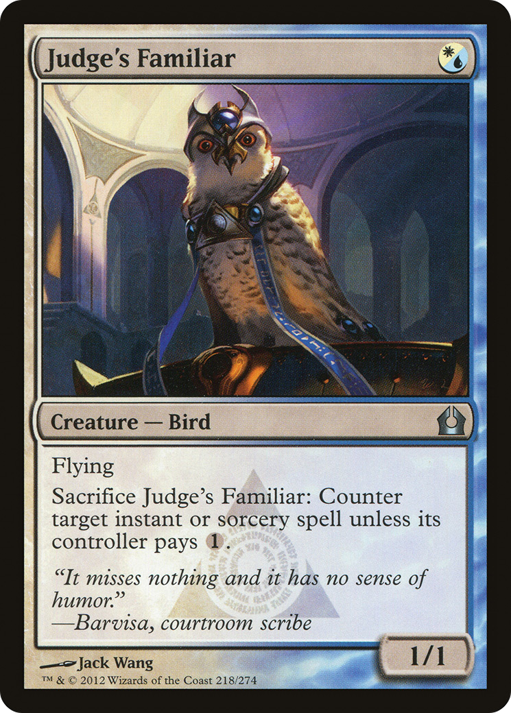 Judge's Familiar (RTR-218) [Return to Ravnica]
