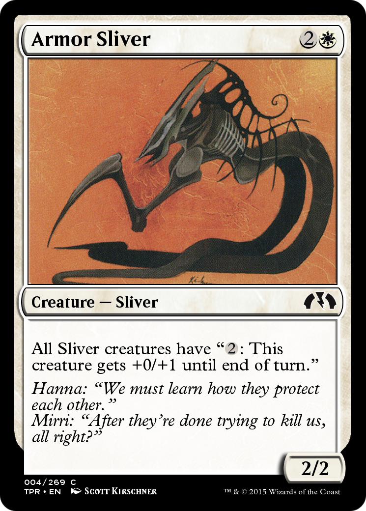 Armor Sliver (TPR-004) [Tempest Remastered] Foil
