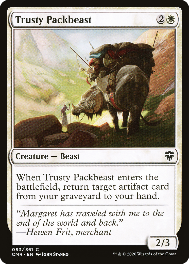 Trusty Packbeast (CMR-053) [Commander Legends]