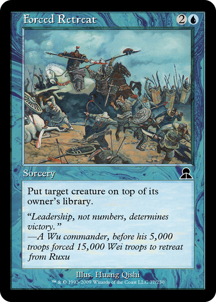 Forced Retreat (ME3-037) [Masters Edition III] Foil